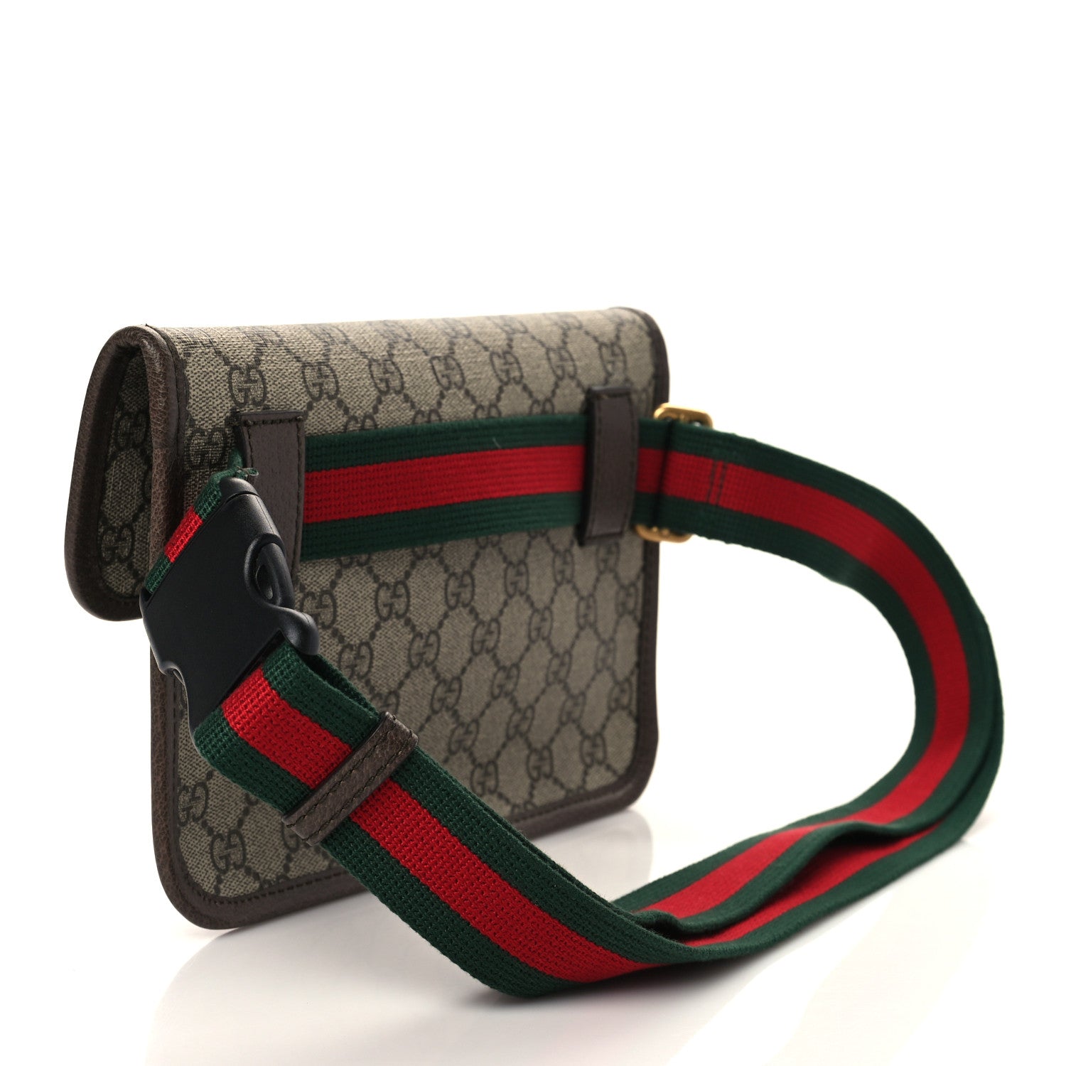 Gucci GG Supreme Monogram Neo Vintage Web Belt Bag Brown 3 of 8