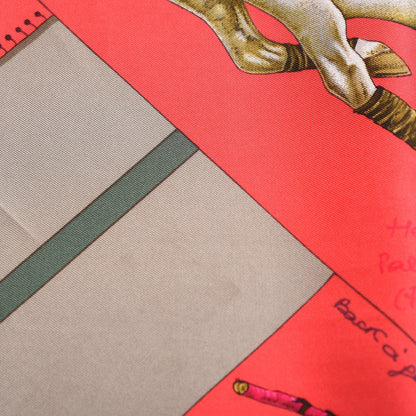 Hermes Silk Le Monde du Polo Scarf 90 6 of 9