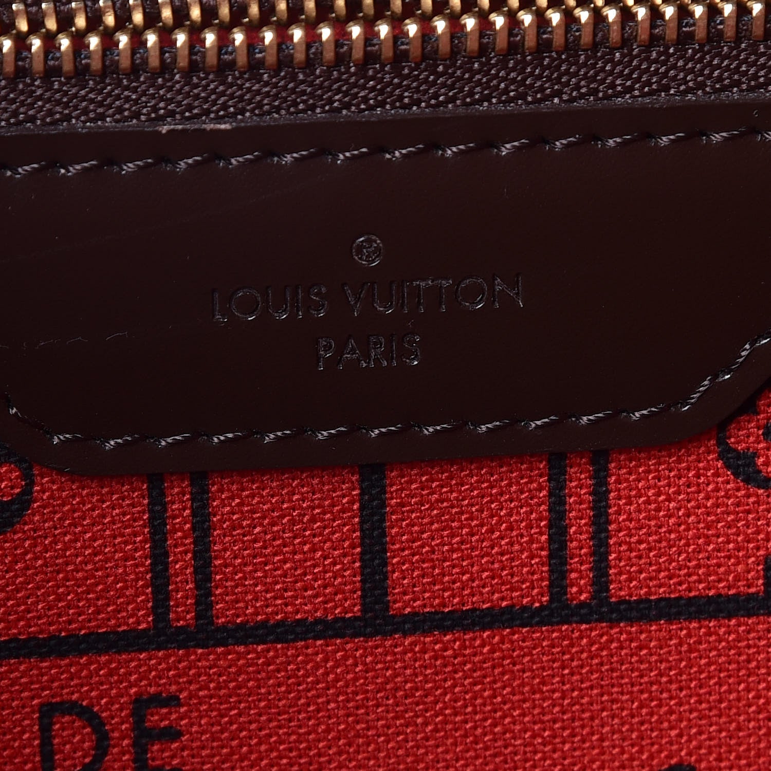 Louis Vuitton Damier Ebene Neverfull MM 6 of 9