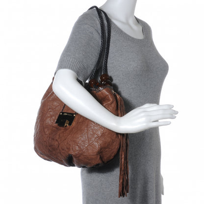 Jimmy Choo Biker Leather Elaphe Snake Trim Robin Bag 2 of 7
