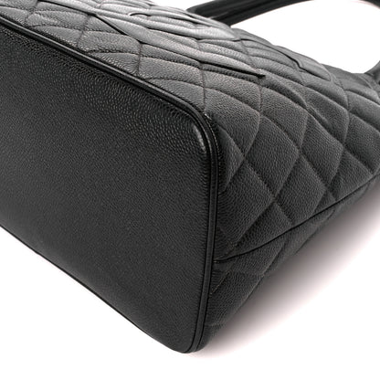 Chanel Caviar Quilted Medallion Tote Black 10 of 10