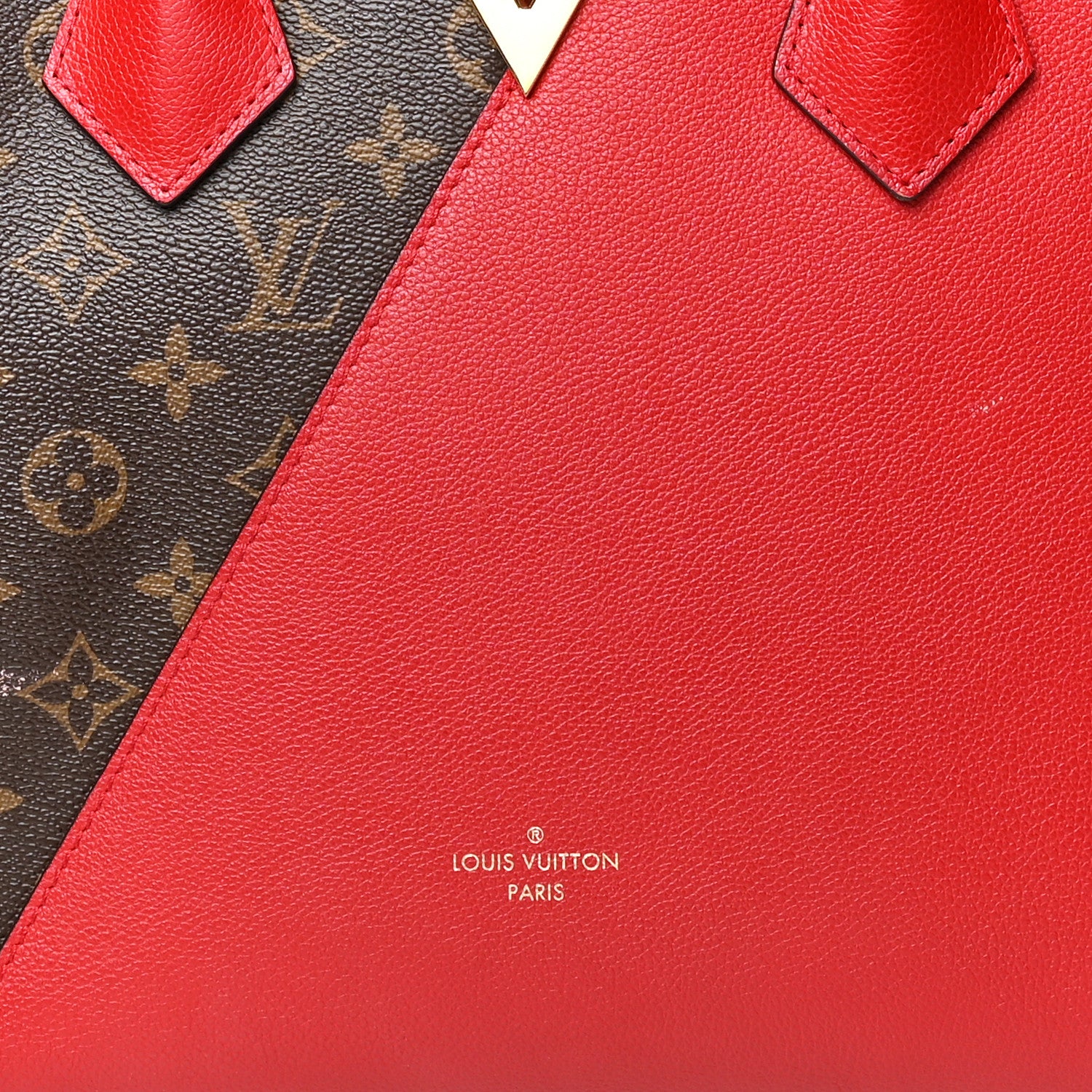 Louis Vuitton Calfskin Monogram Kimono Tote Cherry 9 of 19