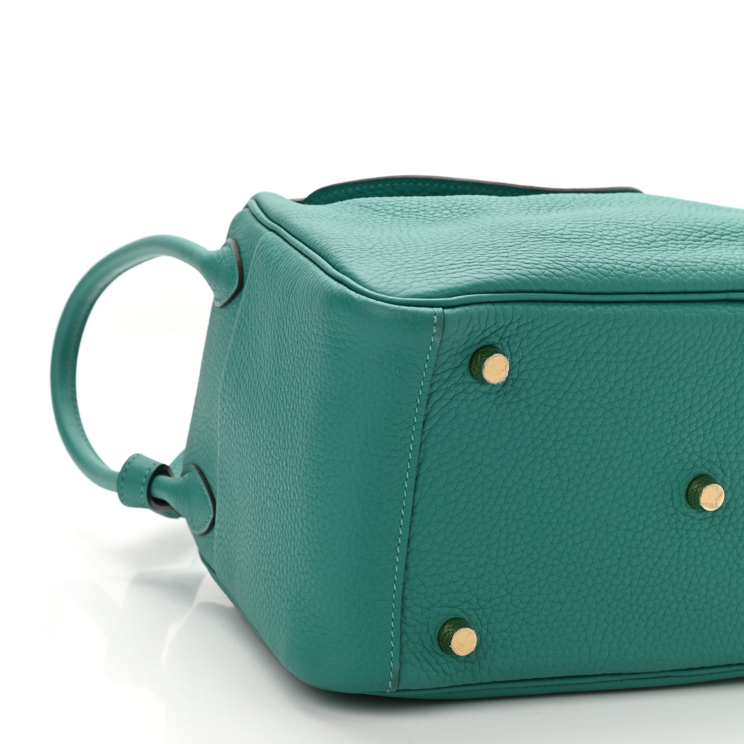 Hermes Taurillon Clemence Lindy 26 Vert Verone 7 of 8