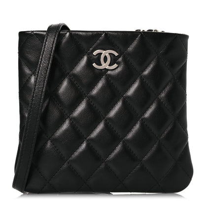 Chanel Lambskin Quilted Crossbody Bag Black 1 of 13