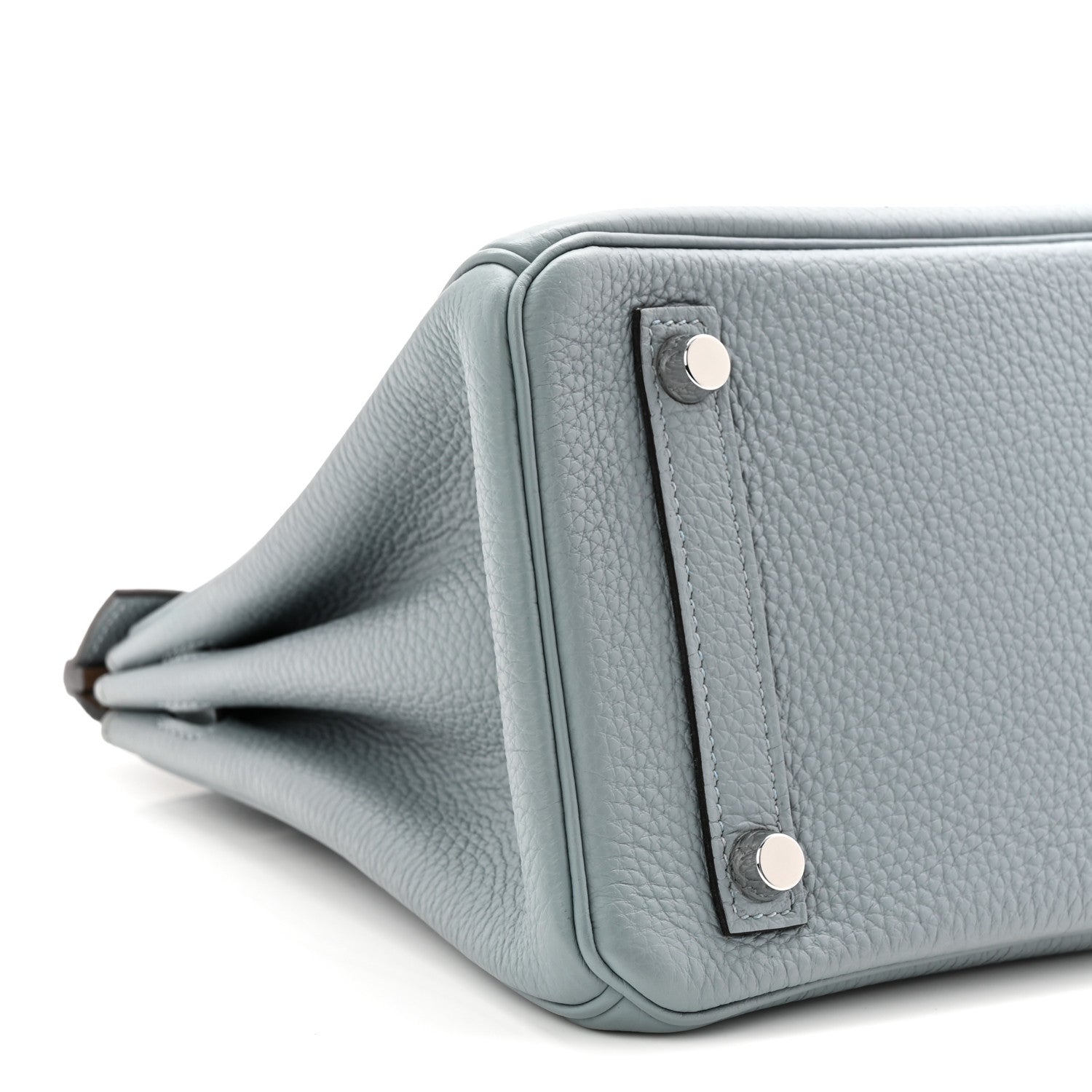Hermes Togo Verso Birkin 25 Bleu Lin Chai 9 of 14