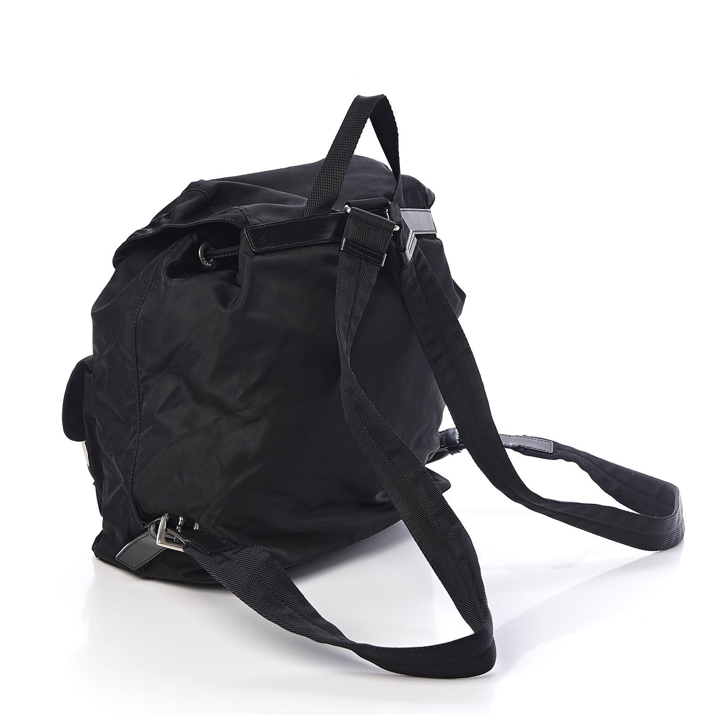 Nylon Vela Medium Backpack Black