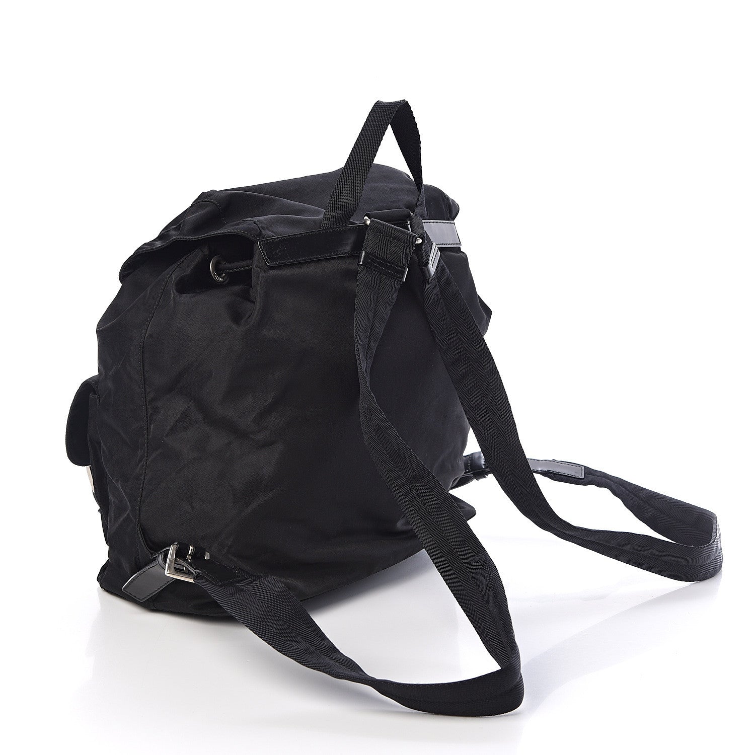 Prada Nylon Vela Medium Backpack Black 3 of 9