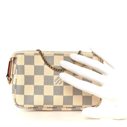Louis Vuitton Damier Azur Mini Pochette Accessories 2 of 10