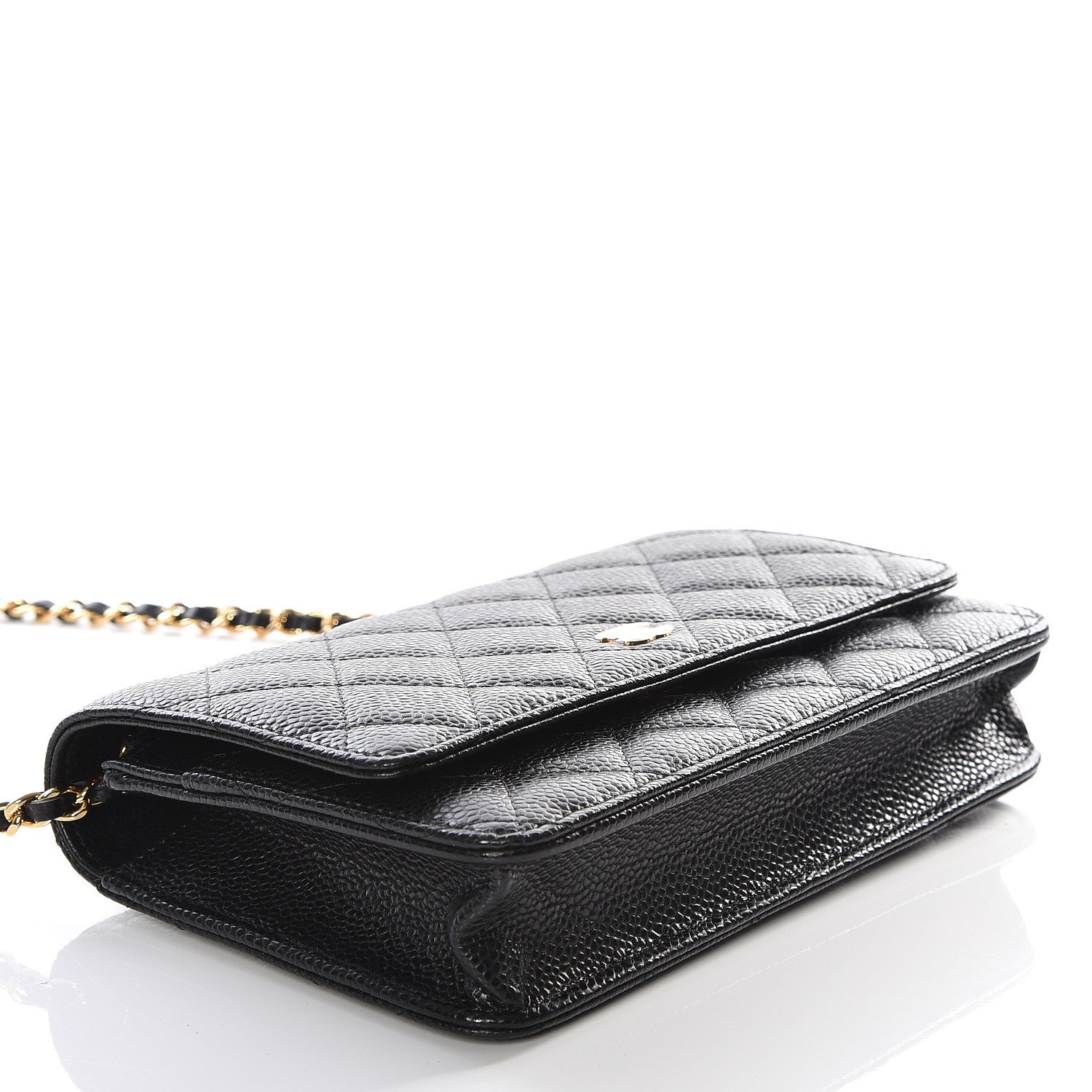 Chanel Caviar Quilted Wallet On Chain WOC Black 3 of 11