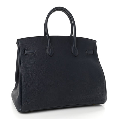 Hermes Togo Birkin 35 Bleu Nuit 3 of 10