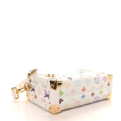 Louis Vuitton LV x TM Cowhide Monogram Multicolor Side Trunk MM White 4 of 9