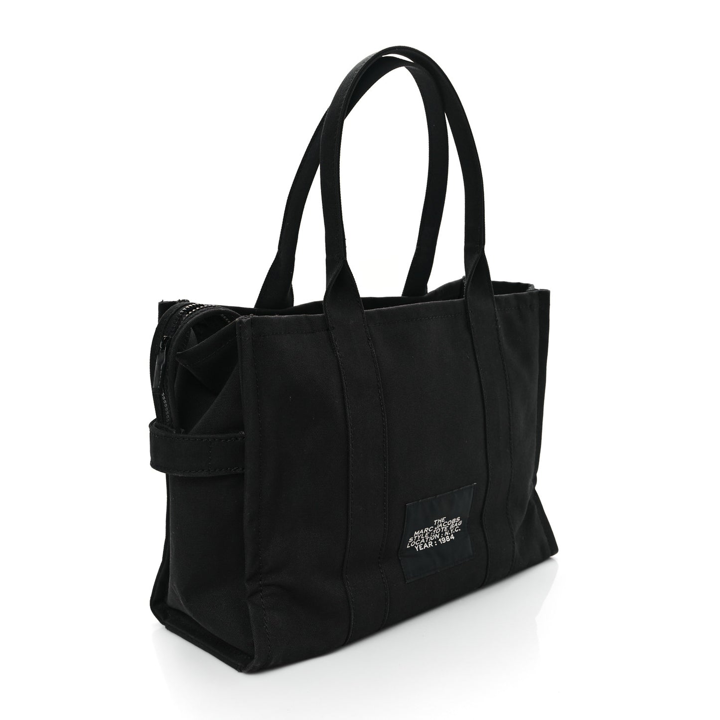 Cotton Canvas Large The Tote Bag Black