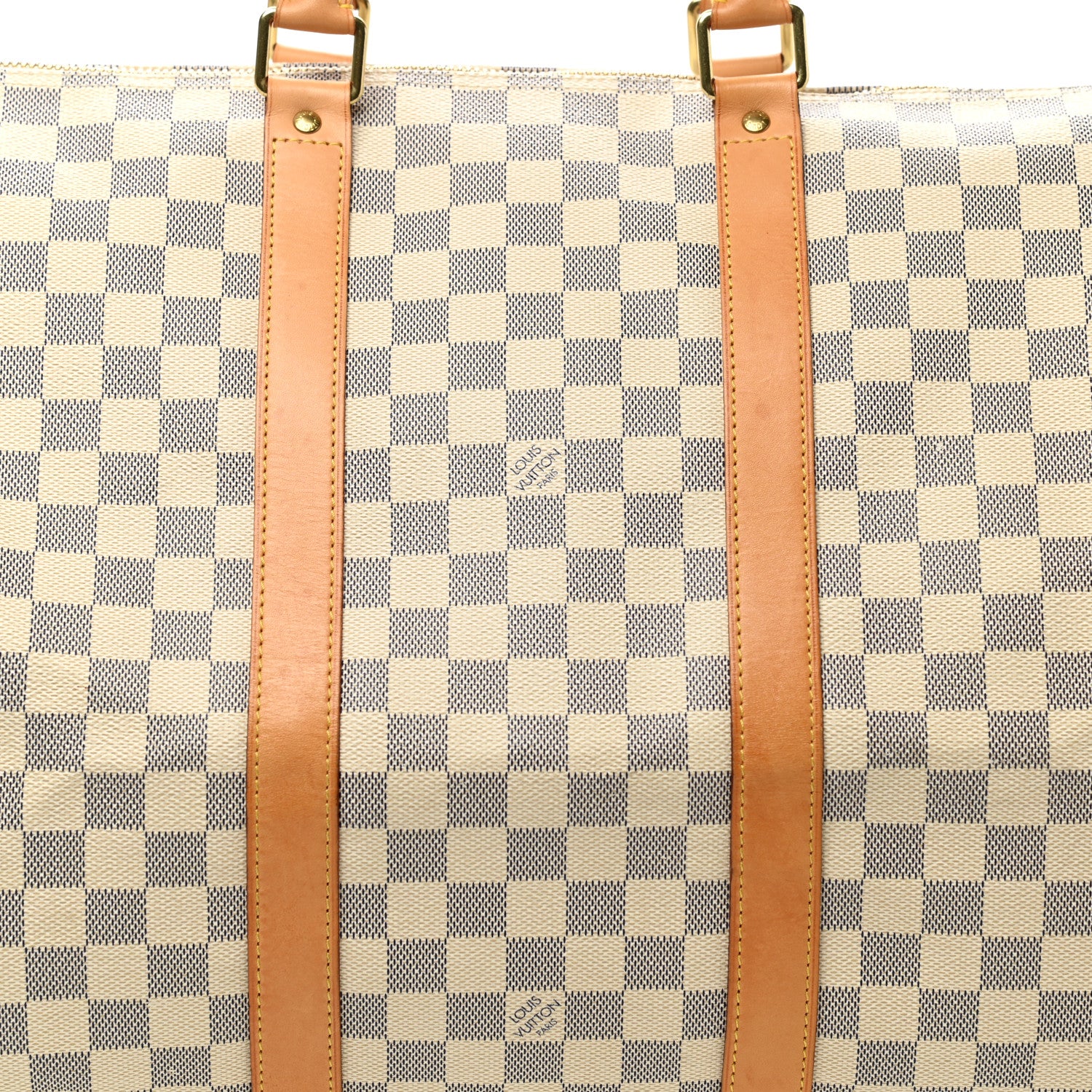 Louis Vuitton Damier Azur Keepall Bandouliere 55 8 of 15