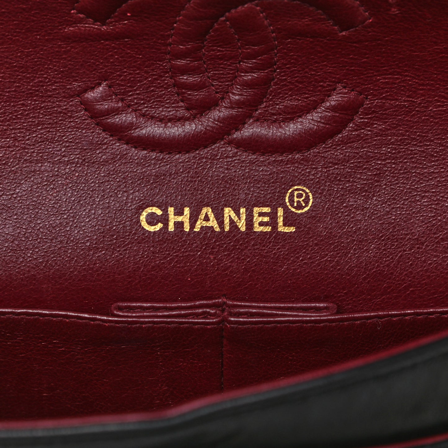 Lambskin Quilted Small Double Flap Black