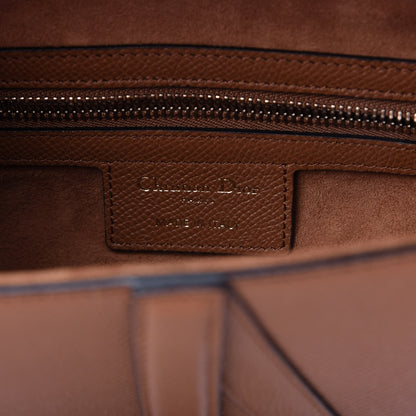 Christian Dior Grained Calfskin Saddle Bag Camello 8 of 11