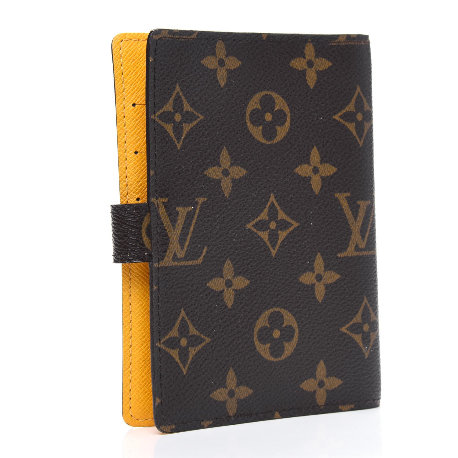 Louis Vuitton Monogram Groom Small Ring Agenda Cover Yellow 2 of 4