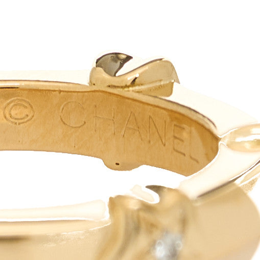 Chanel 18K Yellow Gold Diamond Comete Band Ring 47 4 4 of 6