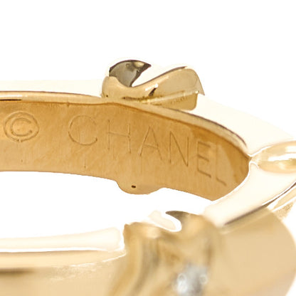 Chanel 18K Yellow Gold Diamond Comete Band Ring 47 4 4 of 6