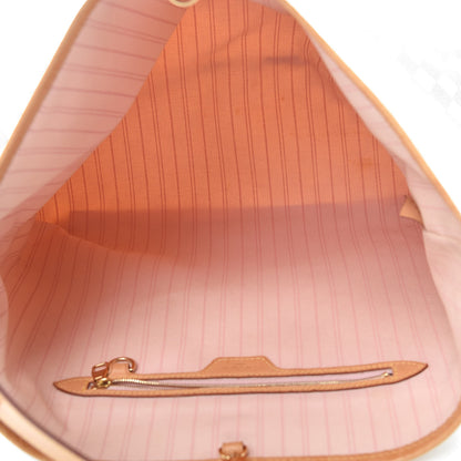Louis Vuitton Damier Azur Delightful MM Rose Ballerine 7 of 17