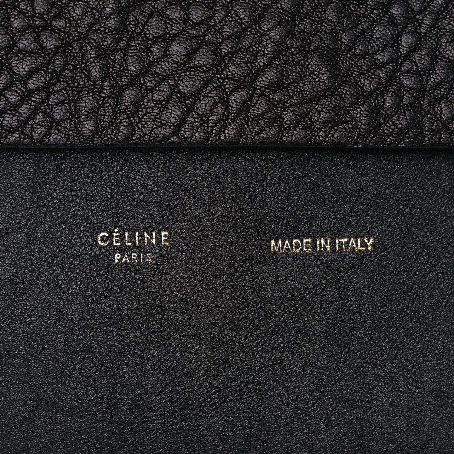 Celine Shrunken Lambskin All Soft Shoulder Bag Black 5 of 10