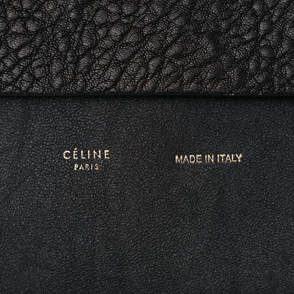 Celine Shrunken Lambskin All Soft Shoulder Bag Black 5 of 10