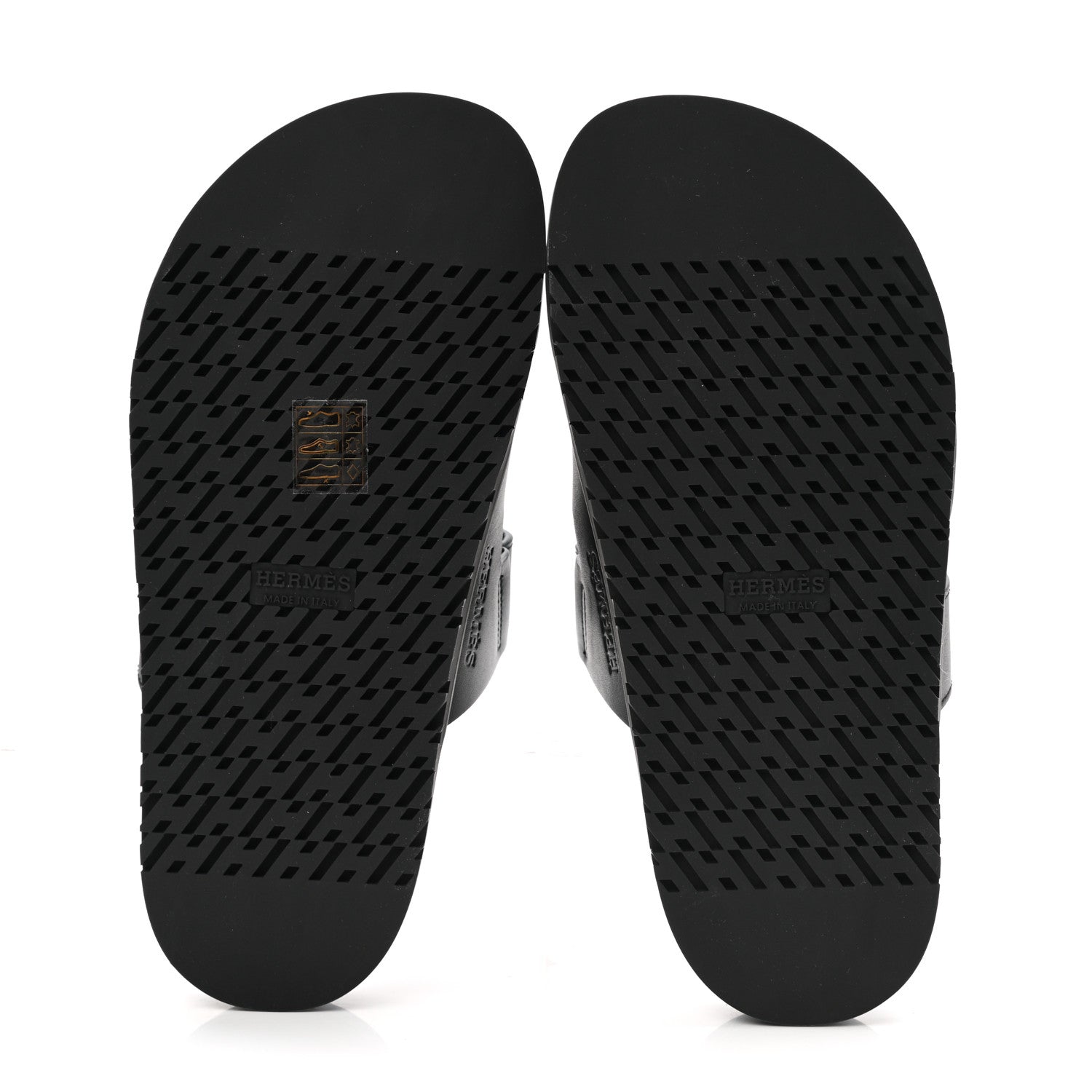 Hermes Calfskin Womens Chypre Sandals 36 Black 5 of 9