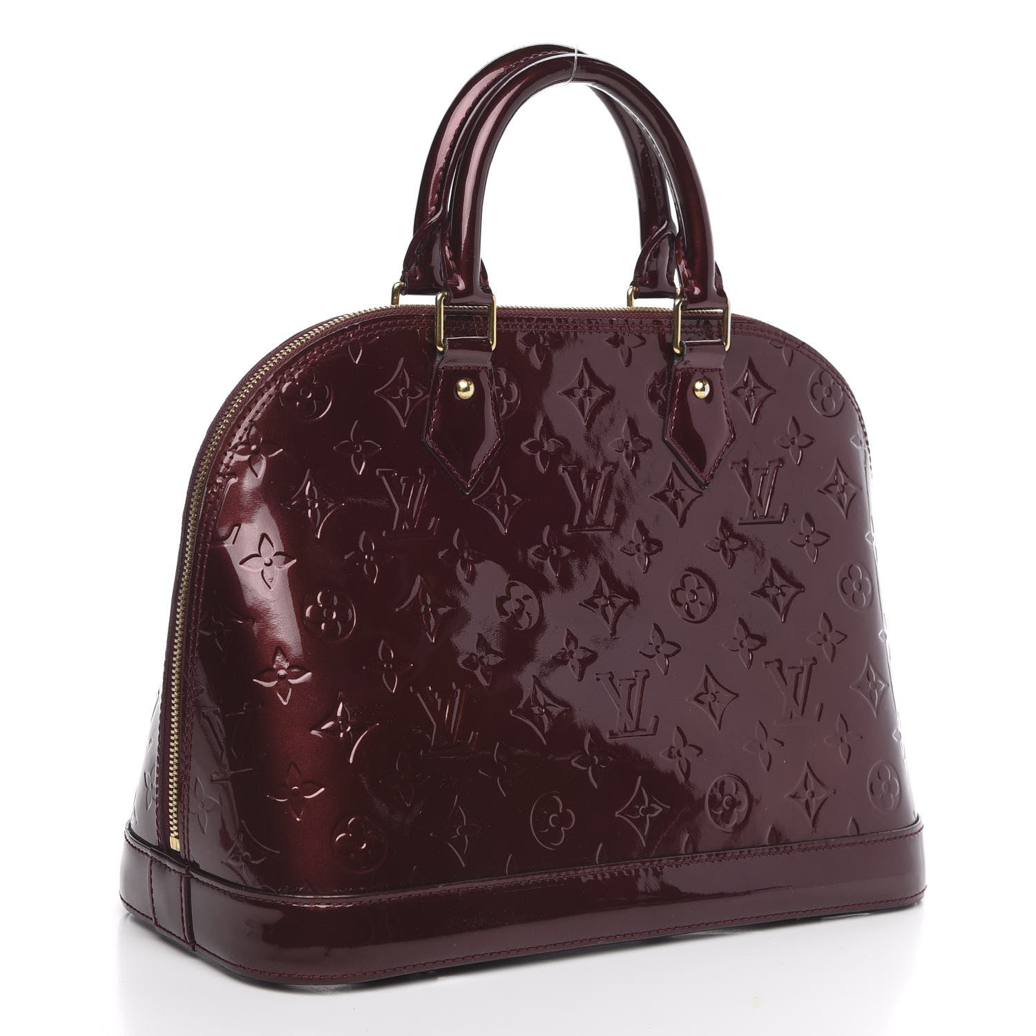 Louis Vuitton Vernis Alma PM Rouge Fauviste 4 of 11