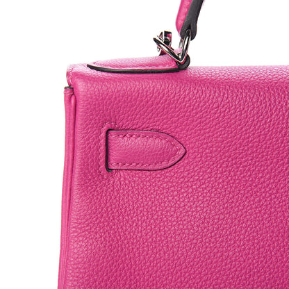 Hermes Togo Kelly Retourne 28 Rose Pourpre 32 of 37
