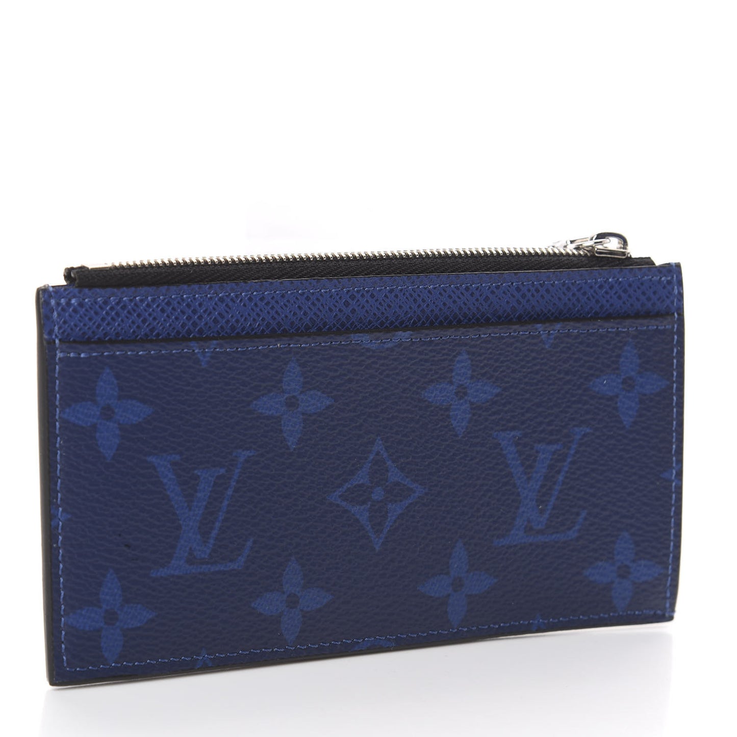 Monogram Taiga Coin Card Holder Cobalt