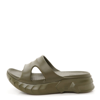 Givenchy Rubber Marshmallow Sandals 36 Green 1 of 10