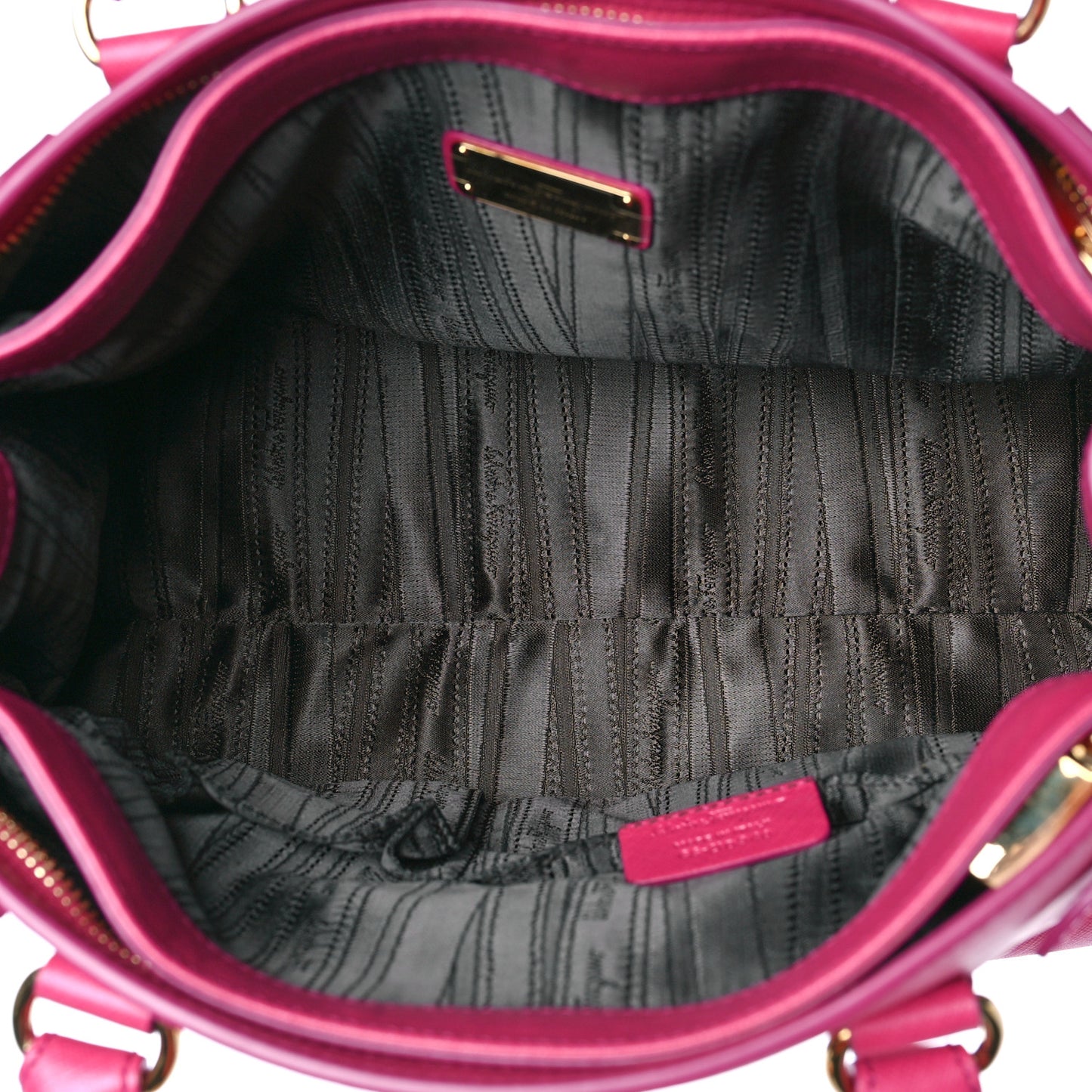 Printed Calfskin Beky Tote Pink