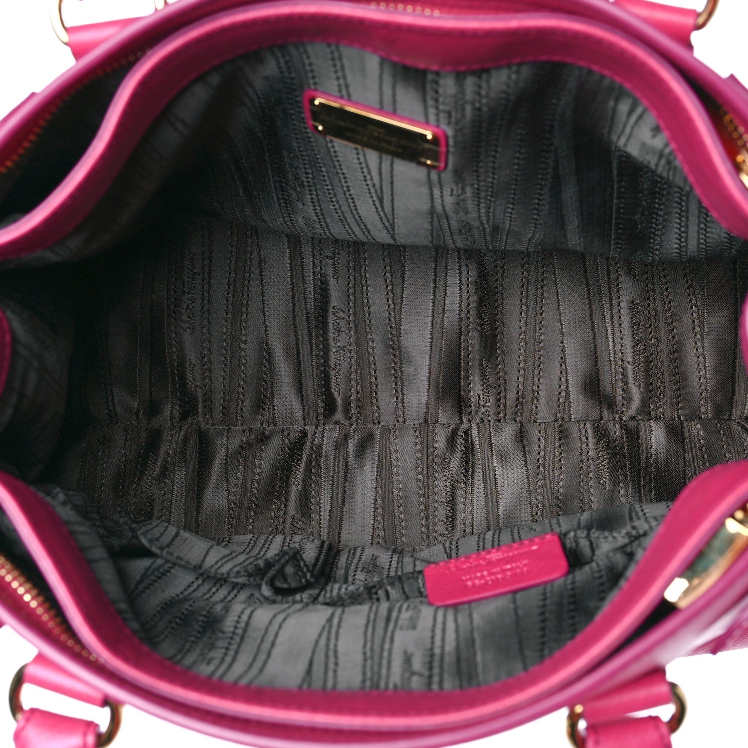 Salvatore Ferragamo Printed Calfskin Beky Tote Pink 5 of 9