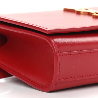 Saint Laurent Smooth Calfskin Monogram Kate Belt Bag Red 7 of 9