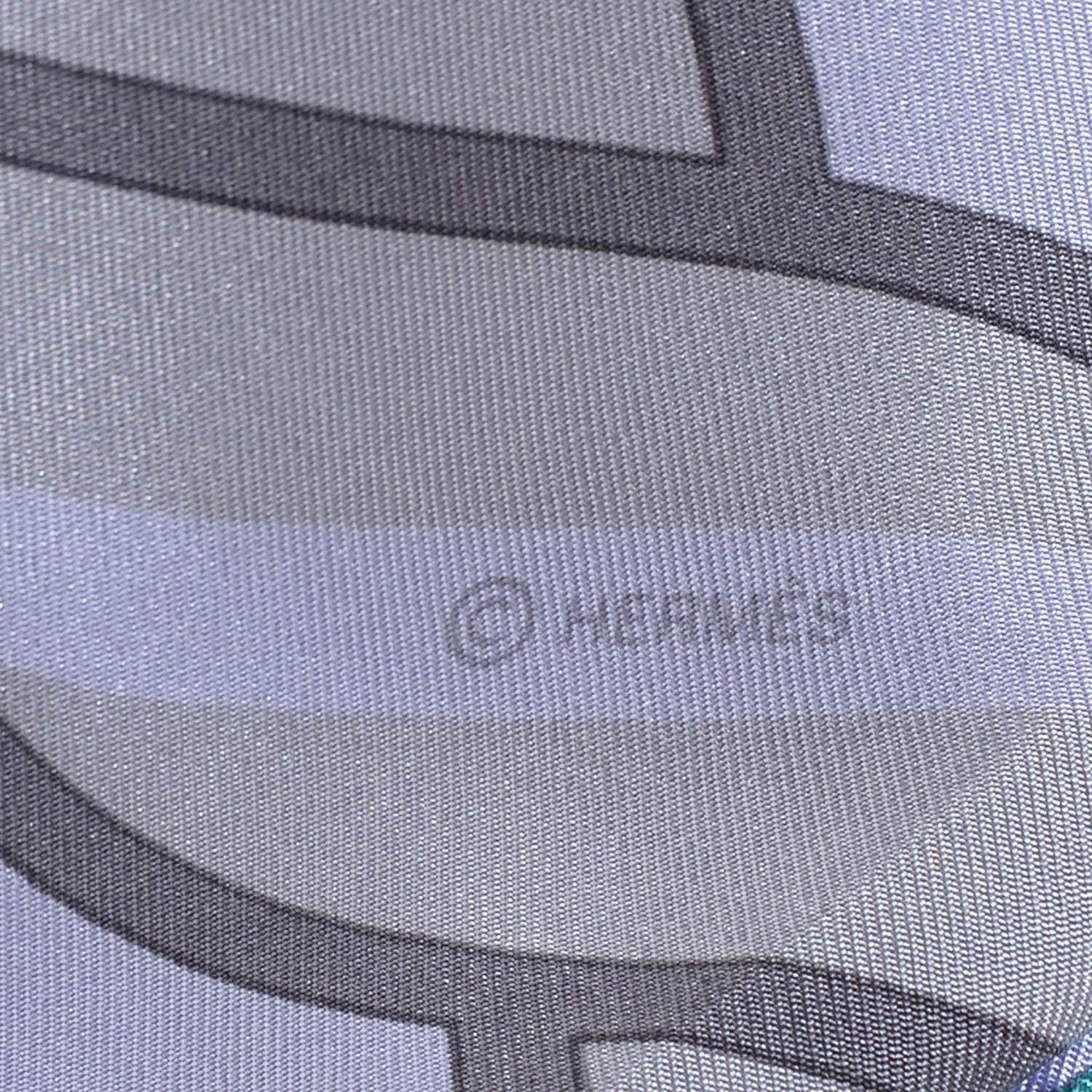 Hermes Silk Dip Dyed Quadrige Scarf 140 Lilac Gris Chartreuse 7 of 7