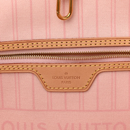 Louis Vuitton Damier Azur Neo Neverfull MM Rose Ballerine 6 of 10
