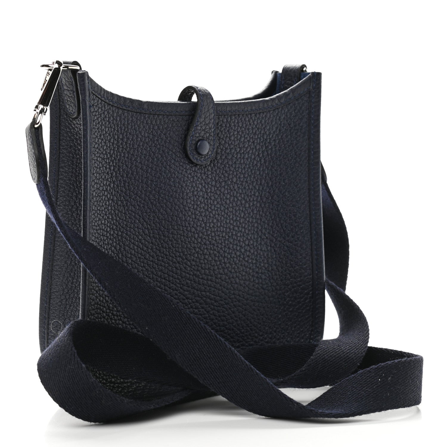 Hermes Taurillon Clemence Evelyne TPM Bleu Nuit 3 of 9