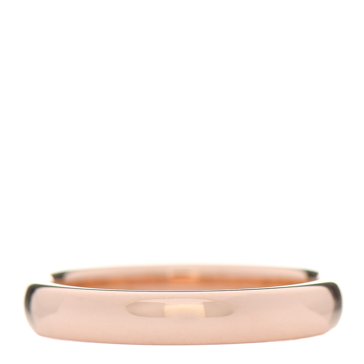18K Rose Gold 3mm Classic Wedding Band Ring 49 4.75