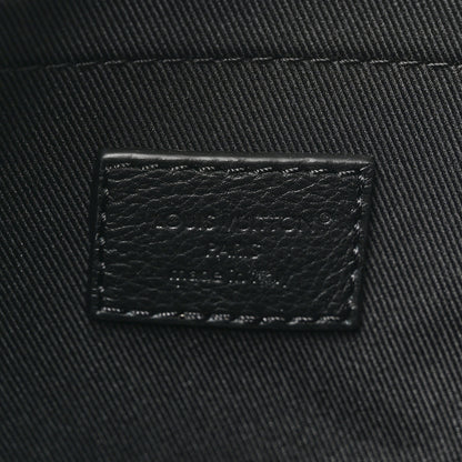 Louis Vuitton Calfskin Monogram Shadow Hobo Cargo Black 6 of 9