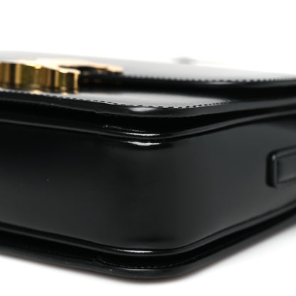 Celine Shiny Calfskin Teen Triomphe Black 10 of 10