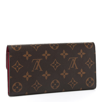 Louis Vuitton Monogram Emilie Wallet Fuchsia 3 of 7