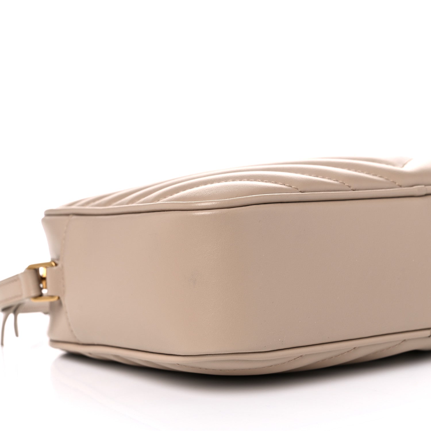 Saint Laurent Calfskin Matelasse Monogram Lou Camera Bag Dark Beige 8 of 9