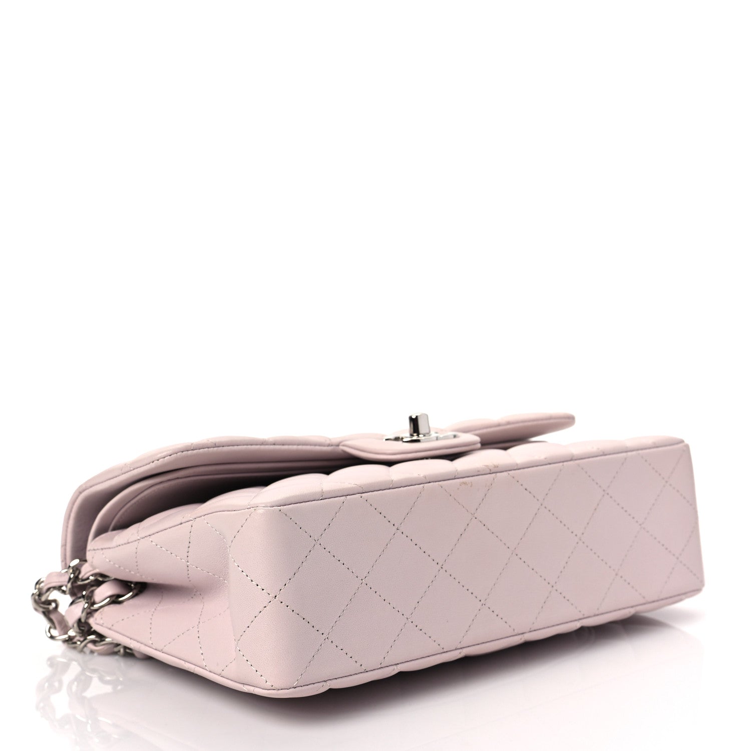 Chanel Lambskin Quilted Small Double Flap Light Purple 4 of 8