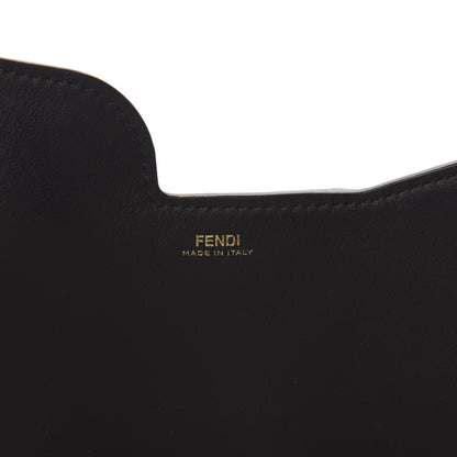 Fendi Vitello Grace 3 Pocket Mini Crossbody Bag Matte Black 9 of 11