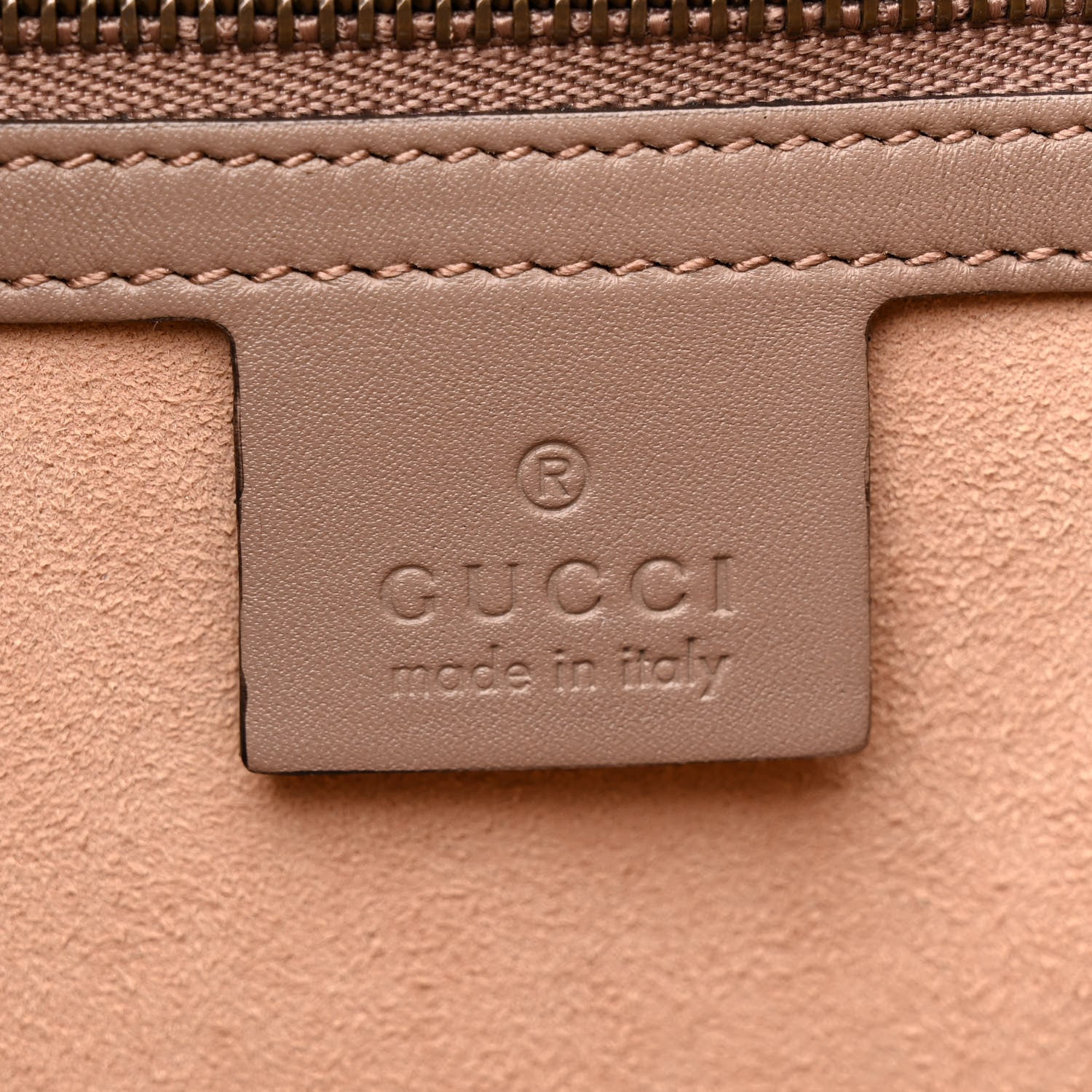 Gucci Calfskin Matelasse Medium GG Marmont Shoulder Tote Bag Porcelain Rose 6 of 13