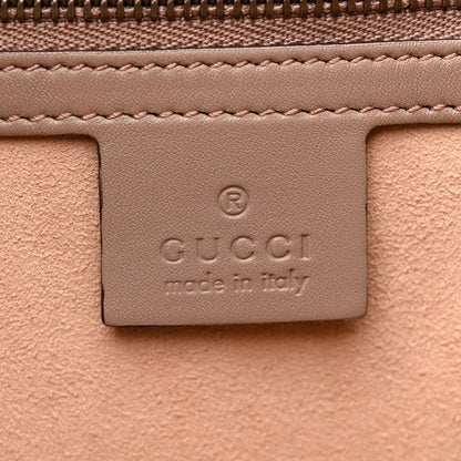 Gucci Calfskin Matelasse Medium GG Marmont Shoulder Tote Bag Porcelain Rose 6 of 13