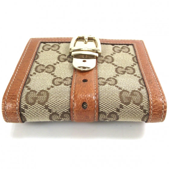 Gucci Monogram Buckle French Wallet 4 of 8