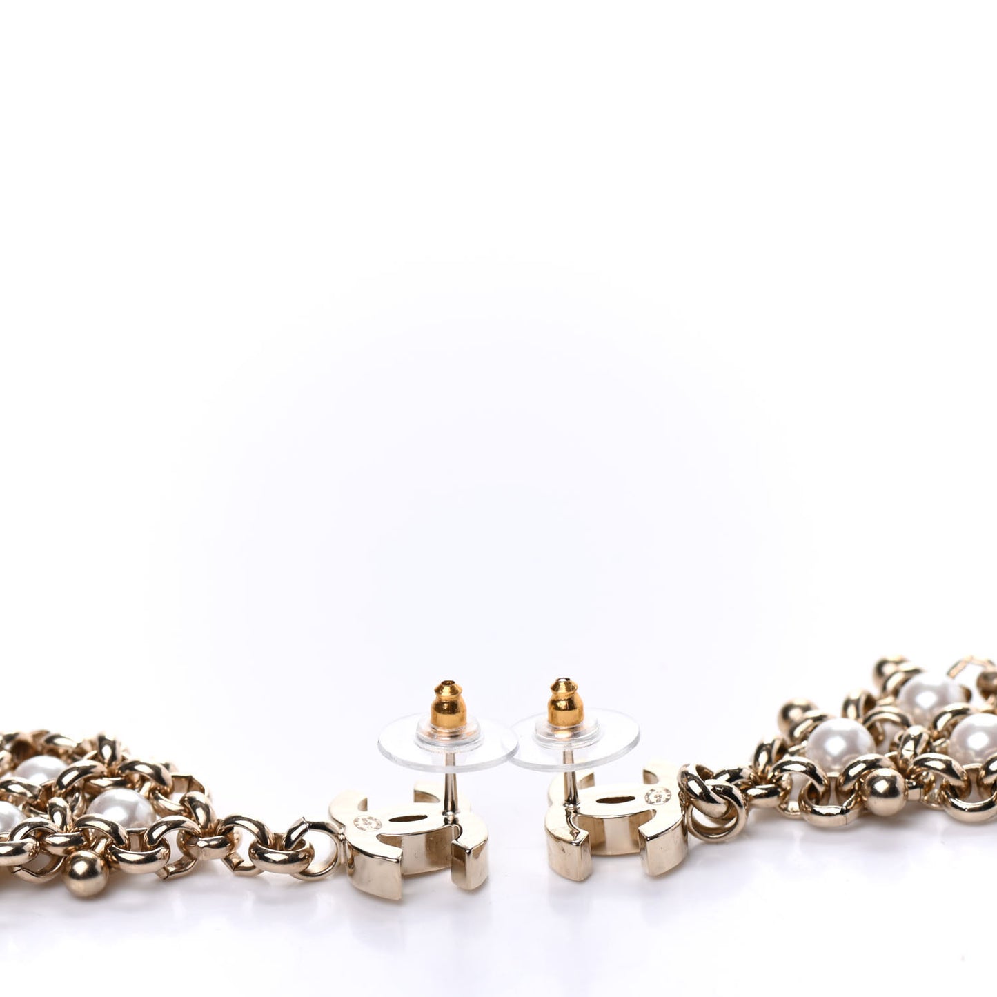 Pearl Monte-Carlo Nights Drop Earrings Gold