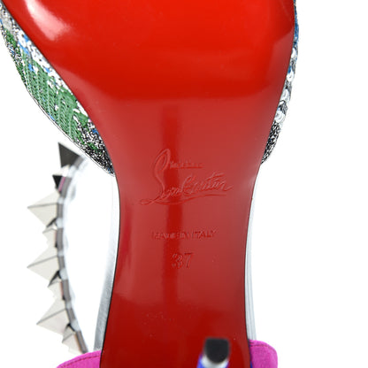 Christian Louboutin Specchio Brosse Paillettes Planet Chic 100 Pump 37 Version Multicolor 7 of 8