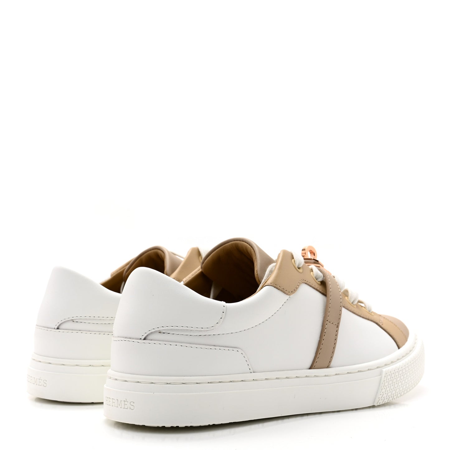 Calfskin Day Sneakers 36 Multicolor White