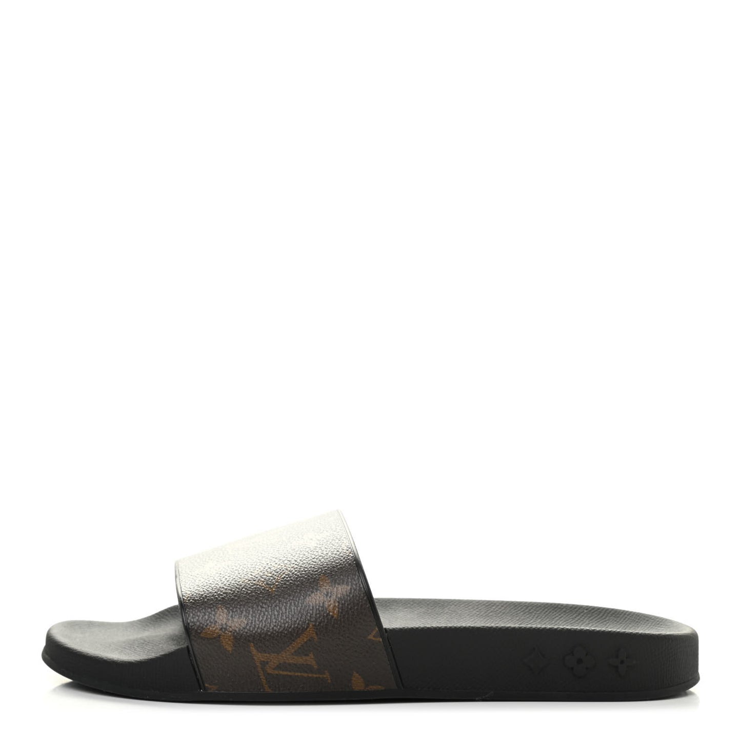 Rubber Monogram Mens Waterfront Mules 5 Macassar